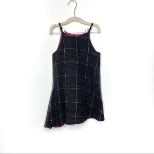 Floriane Wool Blend Asymmetrical Jumper Plaid